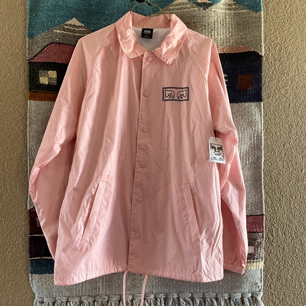 Feel the Vibes! Obey Coaches Jacket